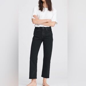 Rag & Bone Women’s Black Maya High-Rise Ankle Slim Jeans
